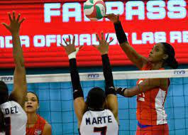 equipo cuba femenino en la Copa Panamericana de voleibol 2021
