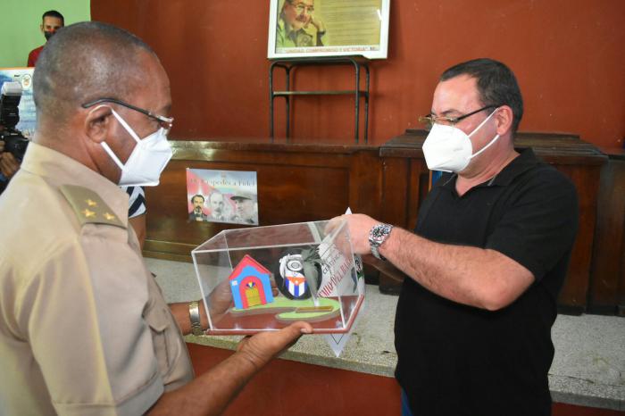 El coronel Jorge Eduardo Berrio, recibió el prestigioso galardón.