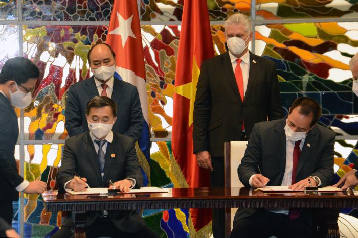 Agenda en Cuba del presidente de la República Socialista de Vietnam y miembro del Buró Político del Comité Central del Partido Comunista, compañero Nguyen Xuan Phuc