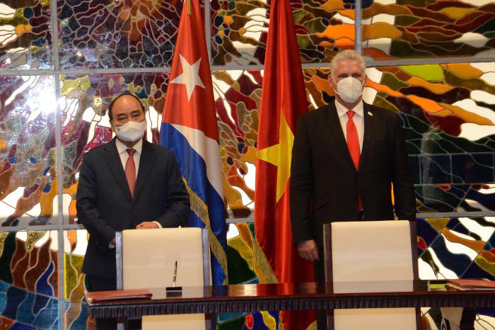 Agenda en Cuba del presidente de la República Socialista de Vietnam y miembro del Buró Político del Comité Central del Partido Comunista, compañero Nguyen Xuan Phuc