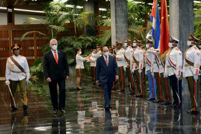 Agenda en Cuba del presidente de la República Socialista de Vietnam y miembro del Buró Político del Comité Central del Partido Comunista, compañero Nguyen Xuan Phuc