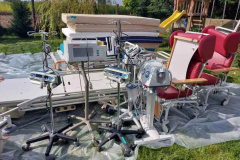 Alistan en Bélgica otro contenedor para apoyar lucha contra la COVID-19 en Cuba