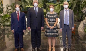 Recibió presidente Díaz-Canel las Cartas Credenciales de nuevos embajadores