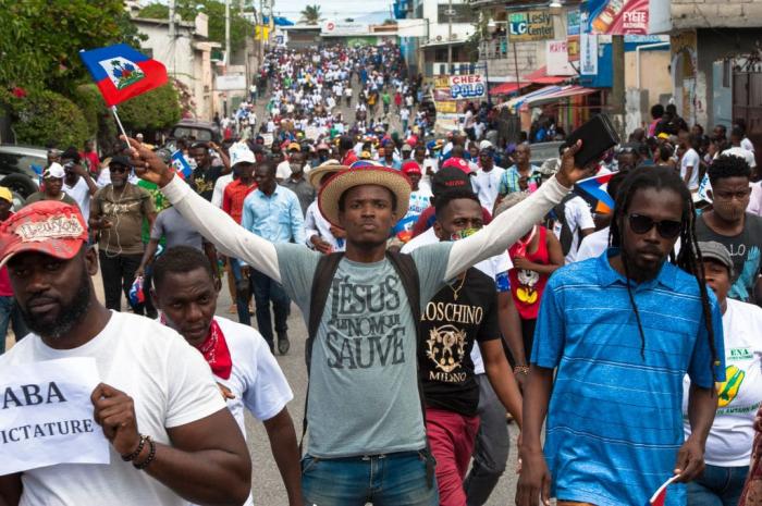 Protestas en Haití
