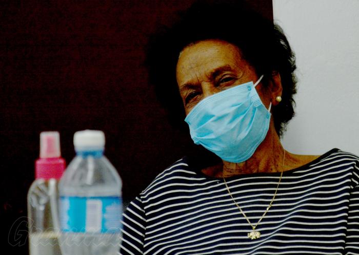 Marta durante una reunión de balance del Departamento de Cultura, a inicios de 2021