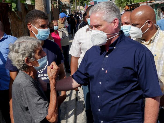 El Presidente cubano destacó lo hecho en apenas dos meses, y dijo que el reto ahora es no parar. 