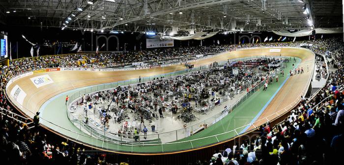 El velódromo de Cali albergó en 2014 el Campeonato Mundial.