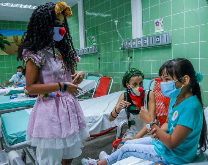 Vacunación de ensayo soberana plus, en niños convalecientes de Covid, hospital Pediatrico Juan Manuel Márquez