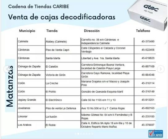 cajas decodificadoras