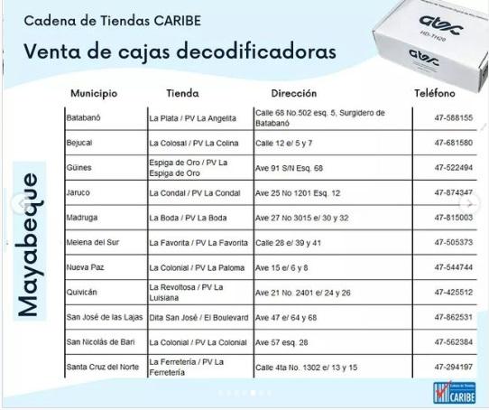 cajas decodificadoras