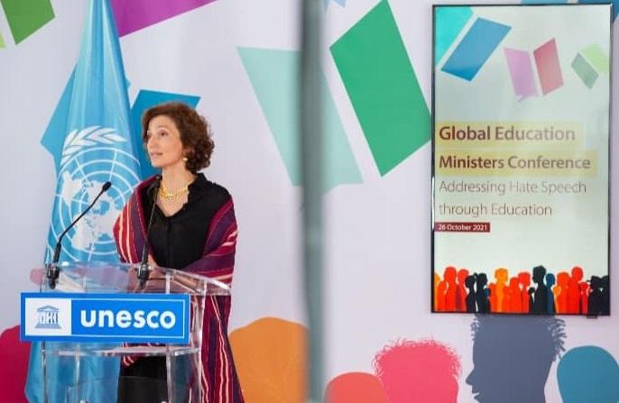 Imagen de la Conferencia Mundial convocada por la UNESCO.