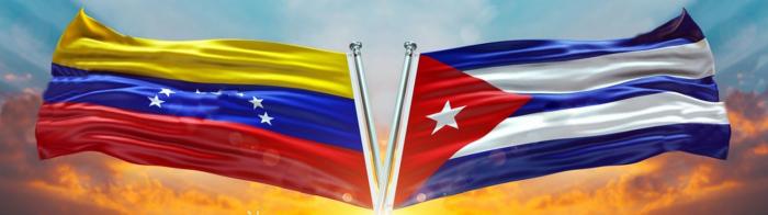 venezuela cuba banderas