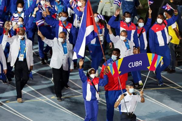 Ceremonia de inauguración de los i Juegos Panamericanos Junior de Cali-2021.  Foto: calixto n. llanes
