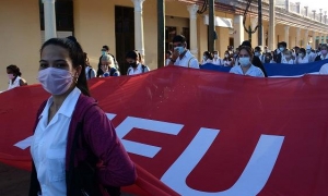 Homenaje a los 8 estudiantes de medicina Ciego de Ávila