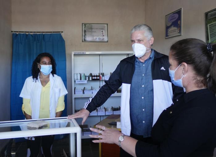 Diaz Canel en Cienfuegos