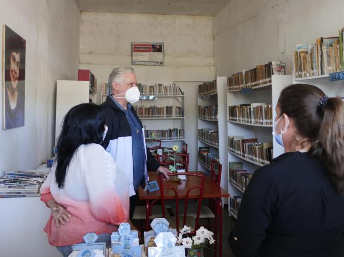 Diaz Canel en Cienfuegos