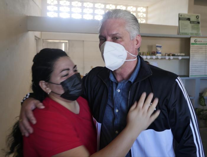 Diaz Canel en Cienfuegos