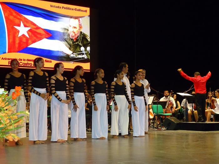 La velada recreó altos valores de Fidel