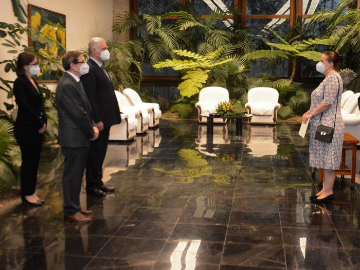 Recibe Presidente Díaz-Canel las Cartas Credenciales de nuevos embajadores