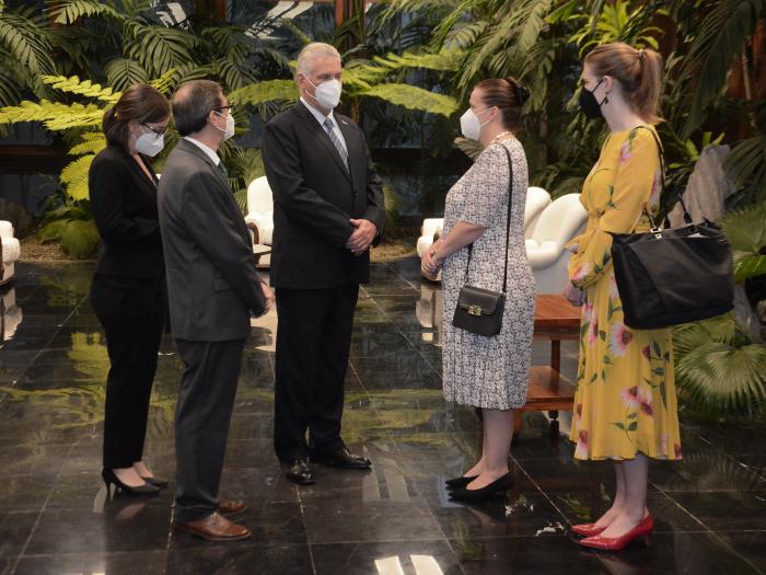 Recibe Presidente Díaz-Canel las Cartas Credenciales de nuevos embajadores