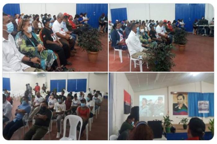 Los asistentes, solicitaron a Estados Unidos el cese inmediato del bloqueo contra la isla.