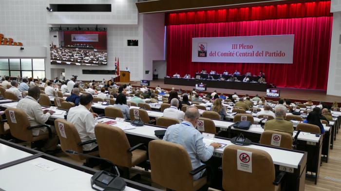 Pleno del CC PCC