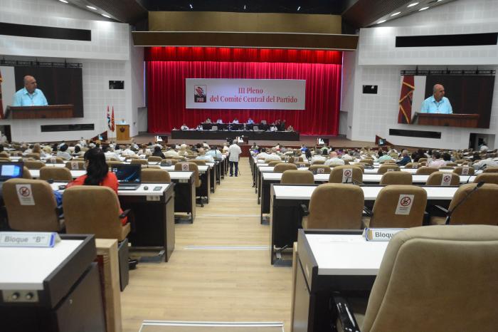Pleno del CC PCC