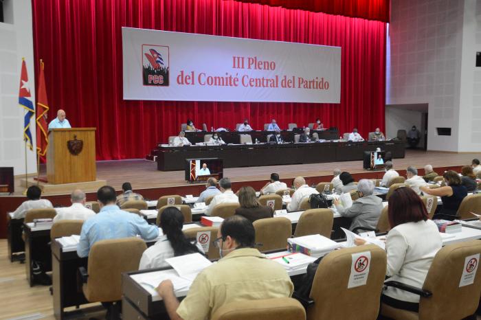 Pleno del CC PCC