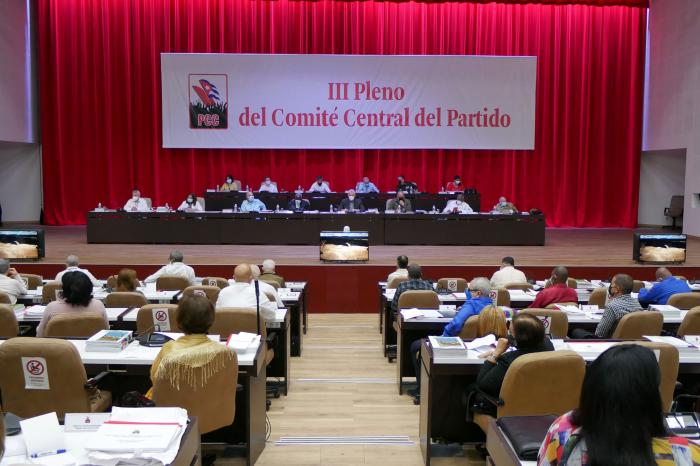 Pleno del CC PCC