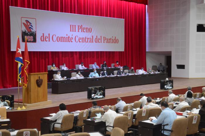 Pleno del CC PCC