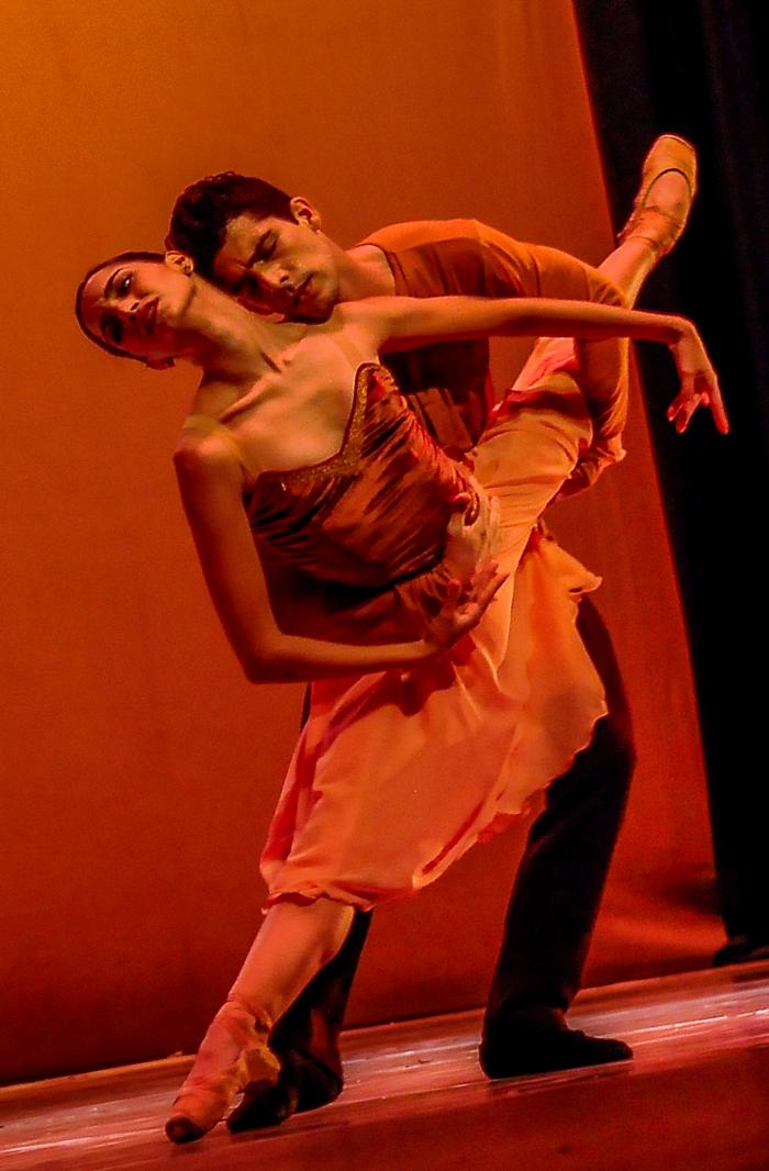 Gala homenaje del Ballet Nacional de Cuba en saludo al 45 Aniversario del Poder Popular, en la Sala Cobarrubias del Teatro Nacional de Cuba