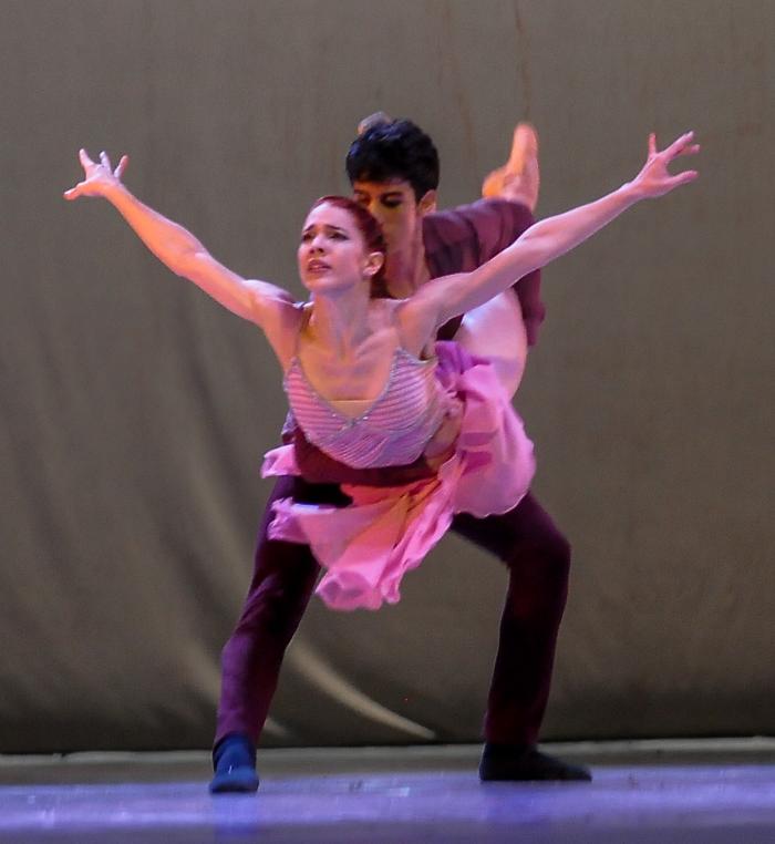 Gala homenaje del Ballet Nacional de Cuba en saludo al 45 Aniversario del Poder Popular, en la Sala Cobarrubias del Teatro Nacional de Cuba