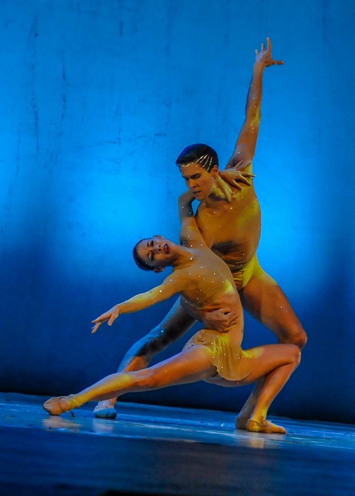 Gala homenaje del Ballet Nacional de Cuba en saludo al 45 Aniversario del Poder Popular, en la Sala Cobarrubias del Teatro Nacional de Cuba