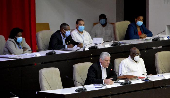 8vo Perìodo Ordinario de Sesiones de la IX Legislatura, con la presencia de Miguel Díaz-Canel Bermúdez, Primer Secretario del Partido y Presidente de la República de Cuba; Esteban Lazo Hernández, Presidente de la ANPP y del Consejo de Estado. Plenario. Inversiòn extranjera.