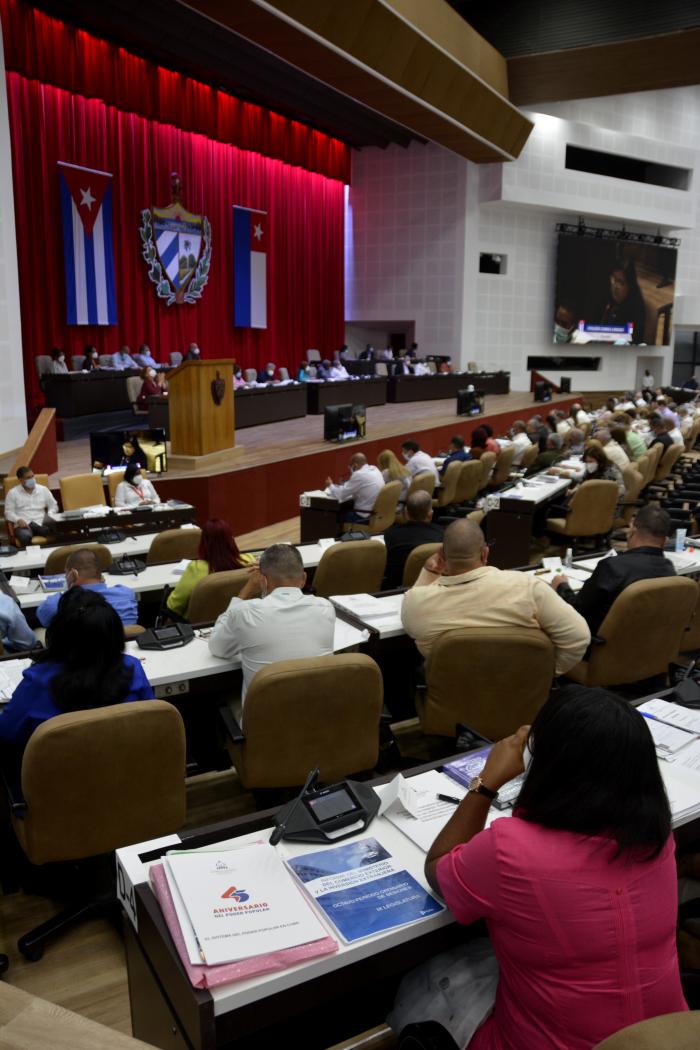 8vo Perìodo Ordinario de Sesiones de la IX Legislatura, con la presencia de Miguel Díaz-Canel Bermúdez, Primer Secretario del Partido y Presidente de la República de Cuba; Esteban Lazo Hernández, Presidente de la ANPP y del Consejo de Estado. Plenario. Inversiòn extranjera