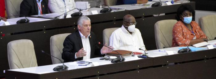 8vo Perìodo Ordinario de Sesiones de la IX Legislatura, con la presencia de Miguel Díaz-Canel Bermúdez, Primer Secretario del Partido y Presidente de la República de Cuba; Esteban Lazo Hernández, Presidente de la ANPP y del Consejo de Estado. Plenario. Inversiòn extranjera