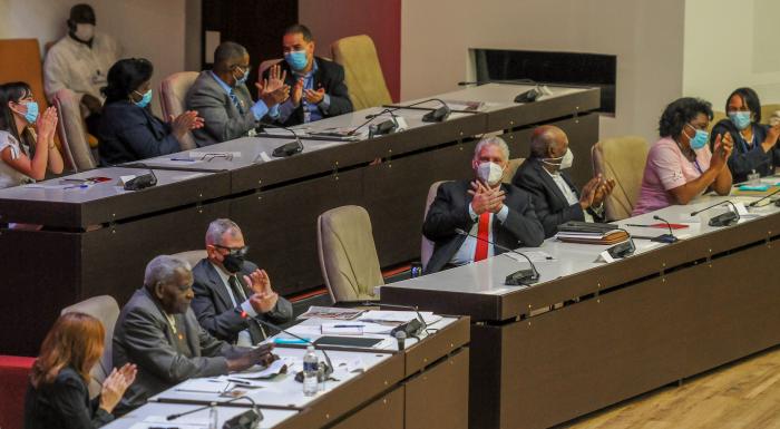 Asamblea Nacional del poder popular, Octavo Periodo ordinario de sesiones IX Legislatura, presidido por el Presidente de la República de Cuba, Miguel Díaz Canel Bermúdez