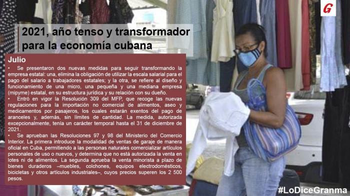 Economía cubana en 2021