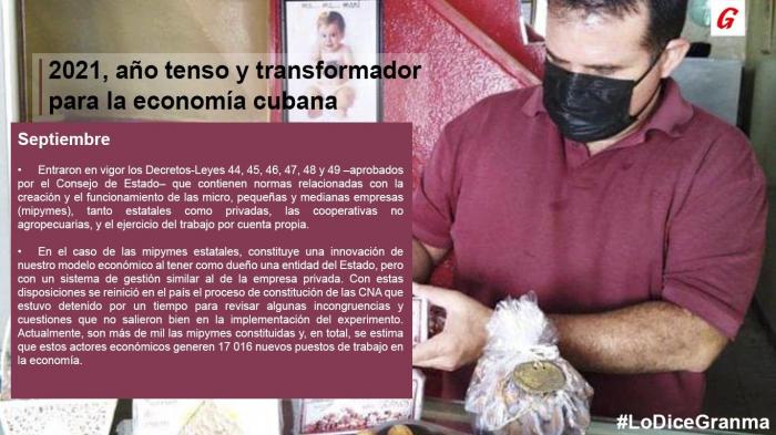 Economía cubana en 2021