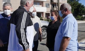 Díaz-Canel recorre Cienfuegos