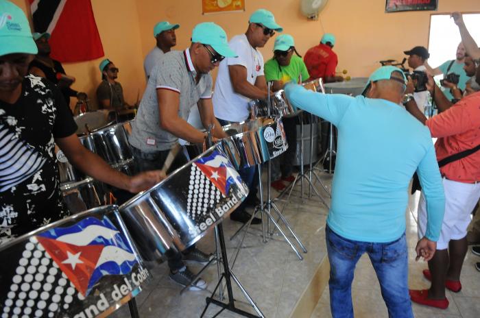 Steelpan del Cobre en Santiago de Cuba.