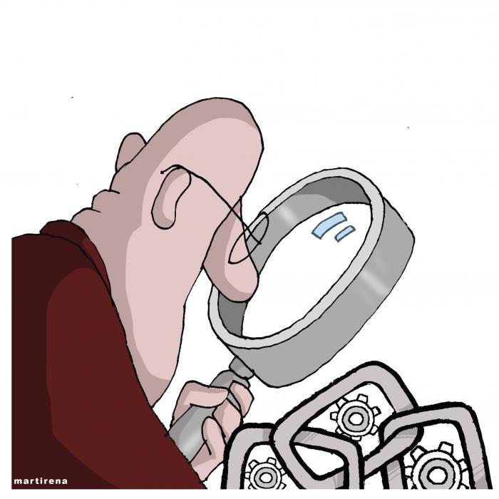 encadenamiento productivo caricatura