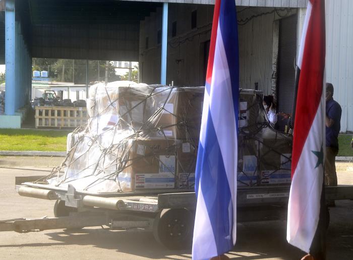 Donacion de vacuna de Cuba al pueblo de Siria