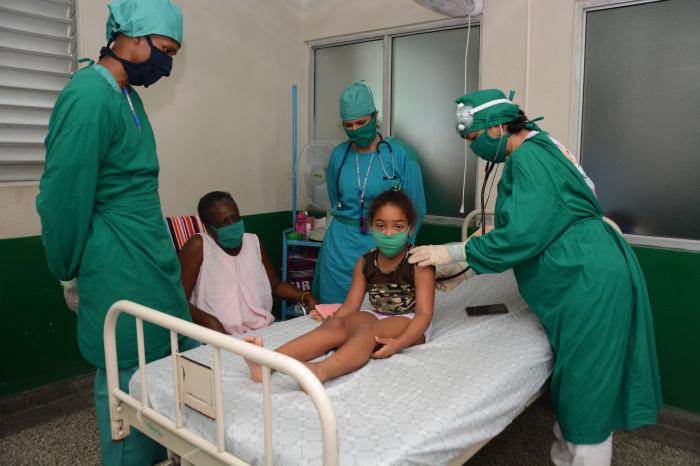 En el Hospital Pediátrico Paquito González Cueto de Cienfuegos