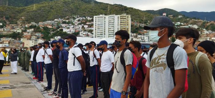 La víspera del 28 de enero, la juventud cubana y venezolana en La Guaira que vio arribar a Martí, 5 días antes de cumplir 28 años. Foto: Yosdany Morejón