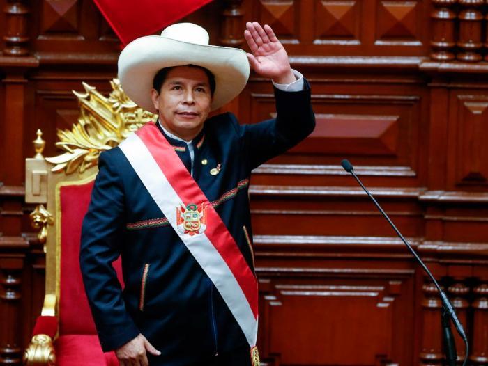 Pedro Castillo, presidente de Perú.