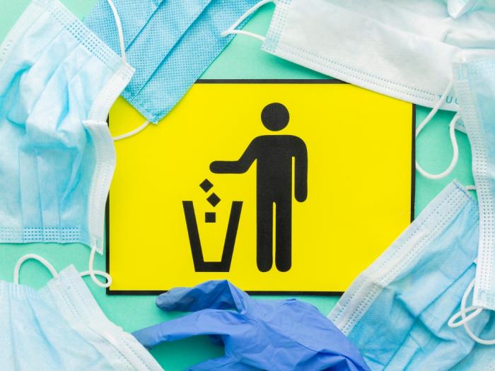 Residuos de la pandemia de la COVID-19