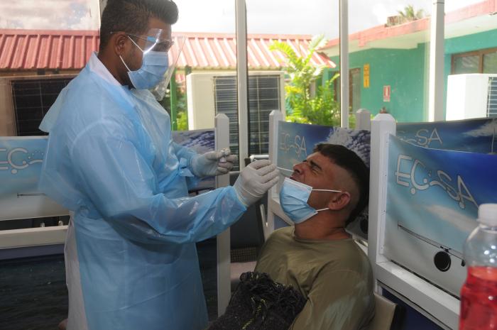 Prueba PCR aplicada en Cuba