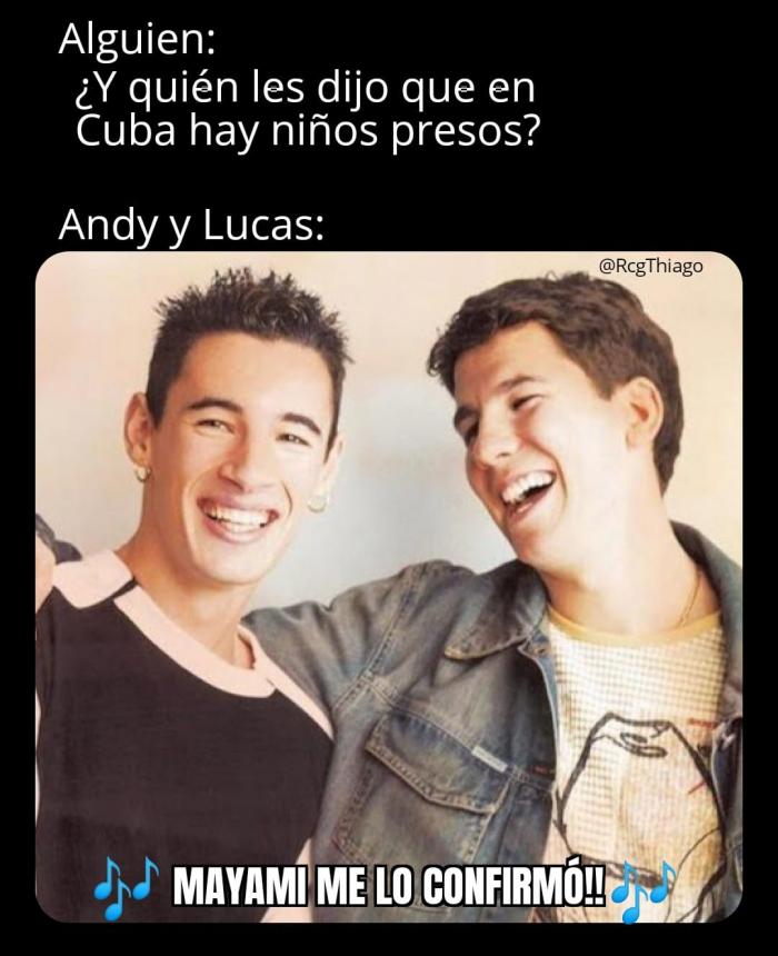 Varios memes, como este, desmontan en redes  las presiones 
ante las que se quebraron varios cantantes.