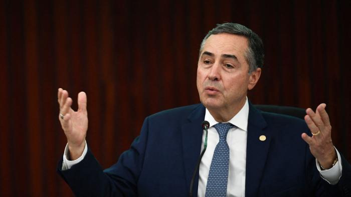 Luís Roberto Barroso, presidente del Tribunal Superior Electoral, en Brasilia, el 22 de noviembre del 2021